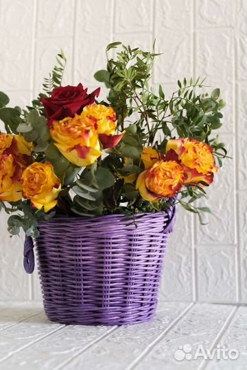 Корзина плетеная для хранения