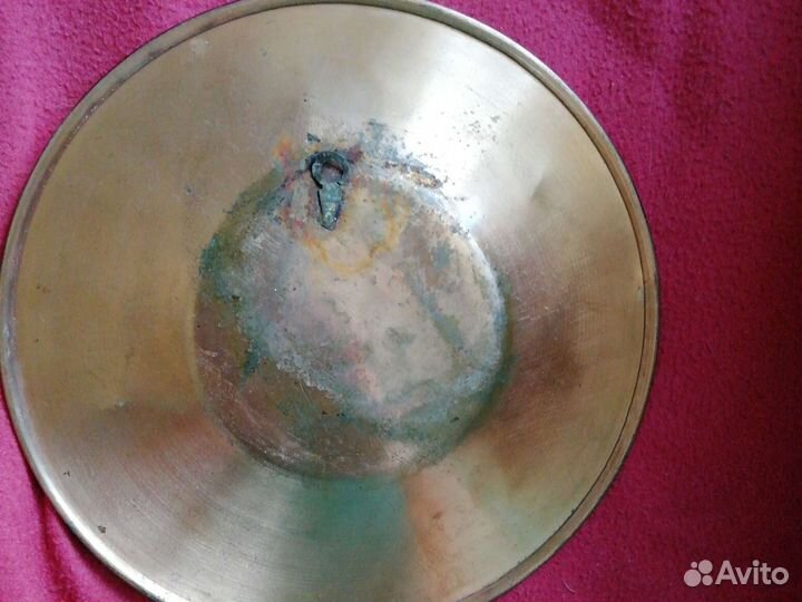 Тарелка медная сувенирная