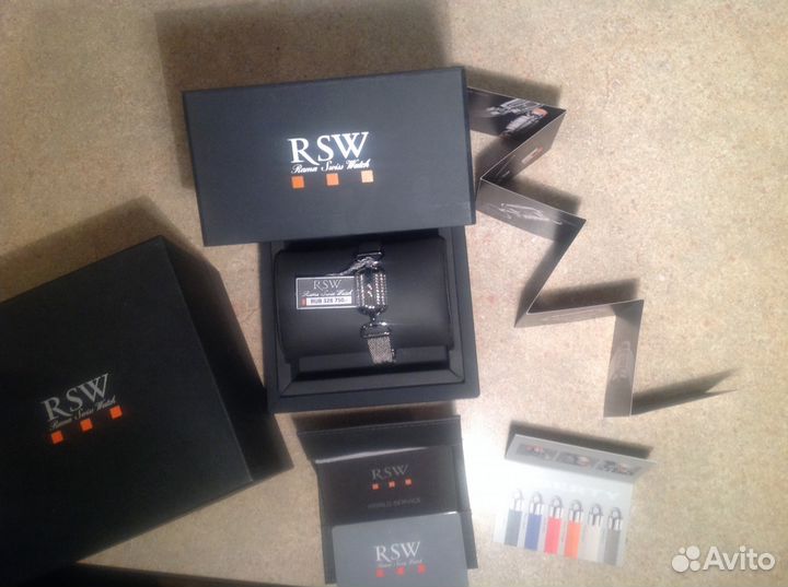 Часы с бриллиантами RSW 6010. BS. S0-TS1.51. F1