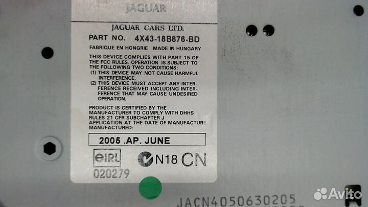 Магнитола Jaguar X-type, 2005