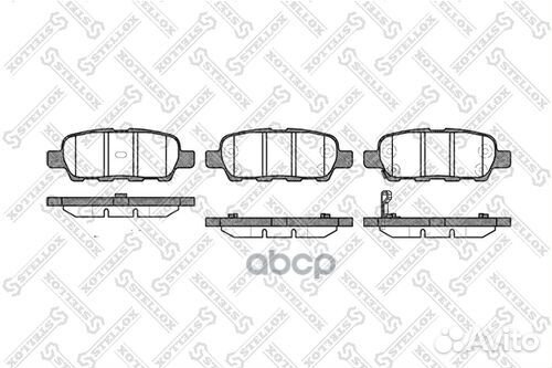 Колодки дисковые з. Nissan X-Trail 2.0i/2.5i/2