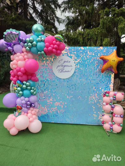 Фотозона в аренду/Гелиевые шарики