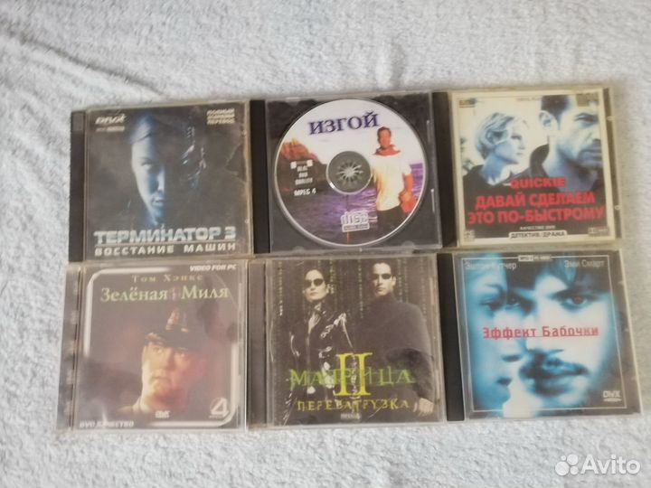 Фильмы для компьютера DVD и CD дисках