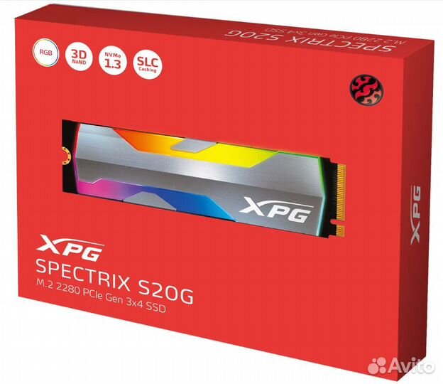 SSD adata XPG spectrix S20G RGB 512GB M.2