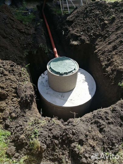 Сливная яма, выгребная яма под ключ