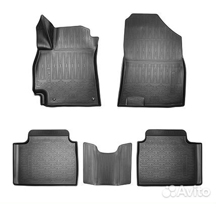Ковры салона резиновые Elantra