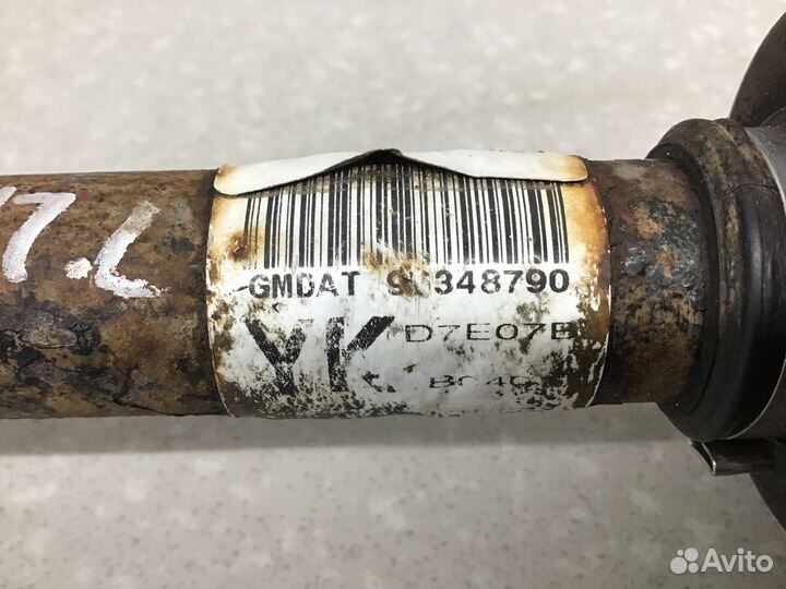 Полуось передняя левая Chevrolet Aveo (T200) 2003