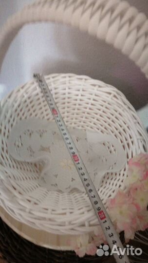 Корзина плетеная пасхальная