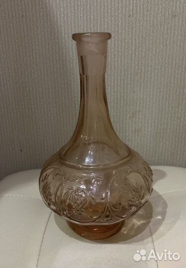 Вазы конфнтниця цветное стекло хрусталь СССР