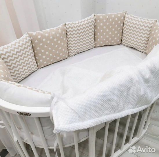 Бортики в детскую кроватку новые