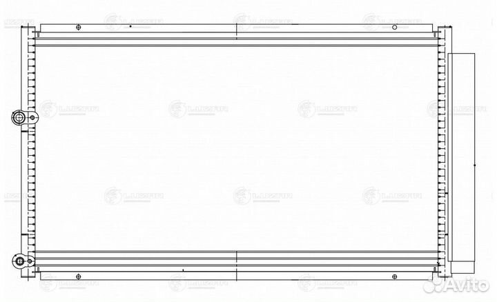 Радиатор кондиционера Тойота Приус 03
