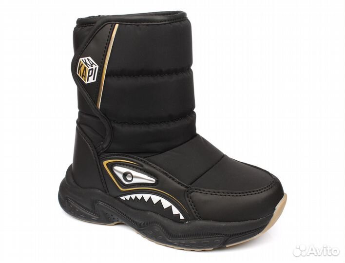 Сапоги зимние Kapika (Черный, Мальчик, 29 / 18.6 см)