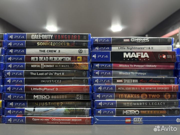 Игры на дисках для ps4,fifa,mk,nba и многие другие