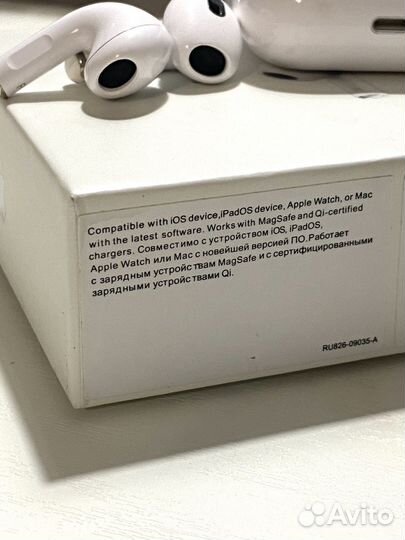 Наушники apple airpods 3rd