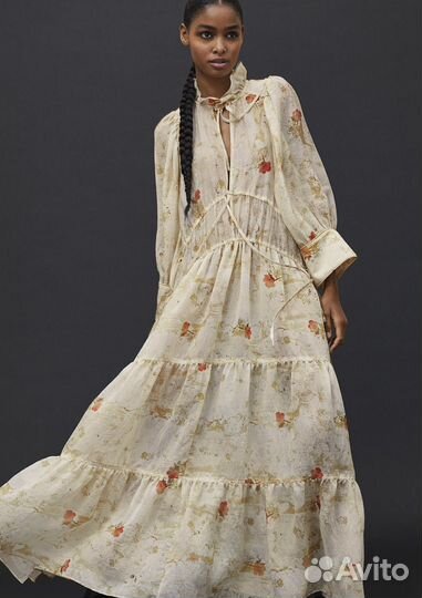 Платье длинное