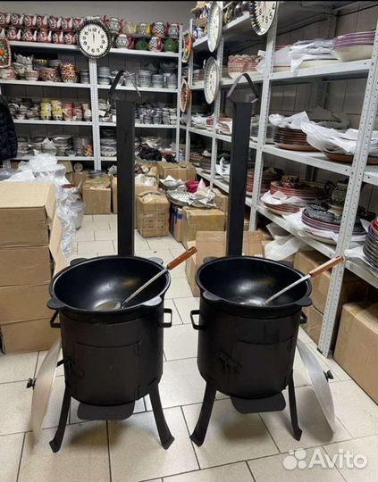 Казан чугунный 12 литров