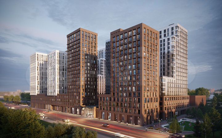 1-к. апартаменты, 38,6 м², 8/21 эт.