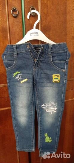 Детский джинсовый костюм