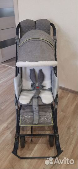 Детские санки коляска ника