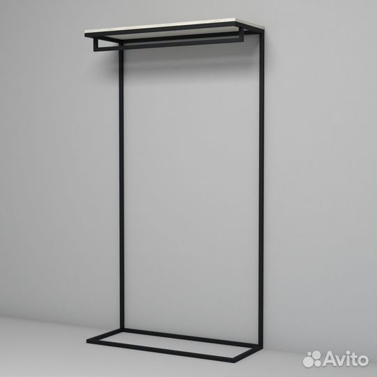 Рейл для одежды лофт из металла