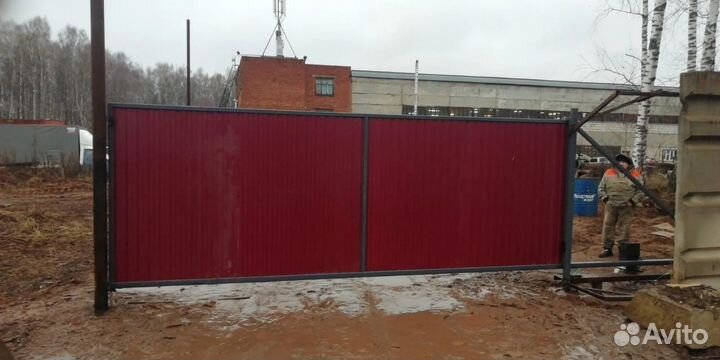 Автоматические ворота Алютех