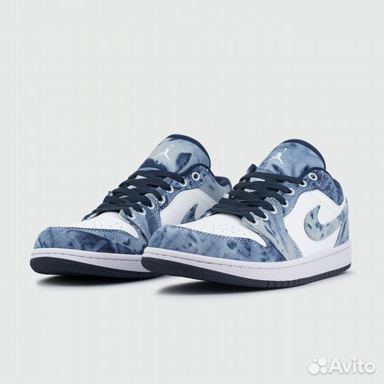 Nike Air Jordan 1 Low Washed Denim Wmns