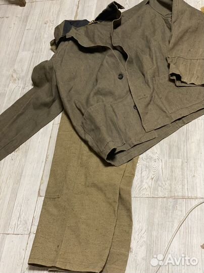 Рабочая одежда сварщик штаны куртка брезент