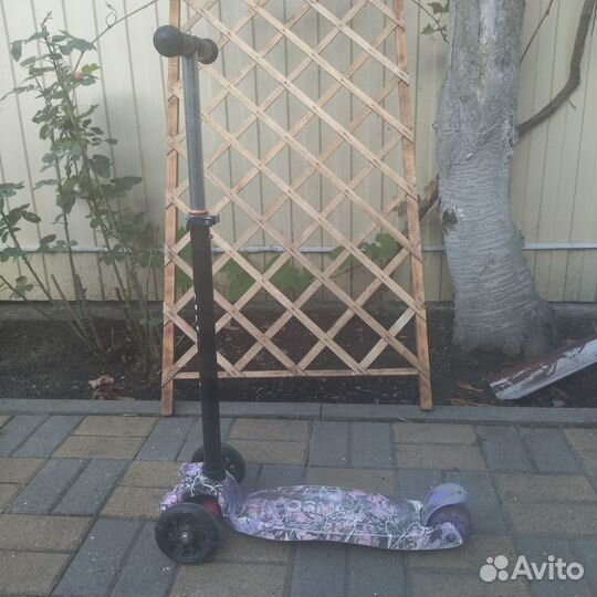 Самокат детский трехколесный бу