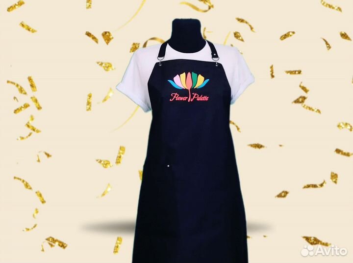Фартук для флориста с логотипом