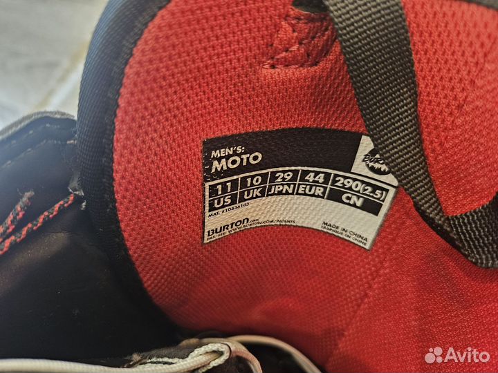 Сноубордические ботинки burton 44 US11