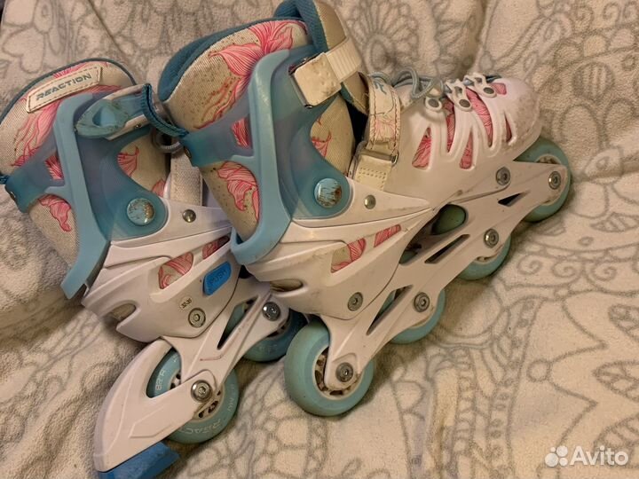 Роликовые коньки детские reaction раздвижные