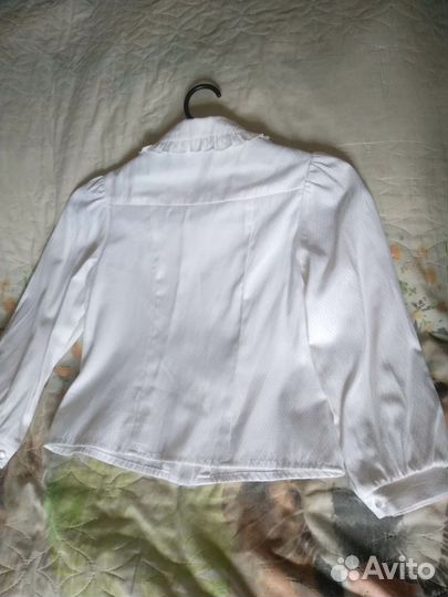 Блузка белая школьная девочке 1 класс