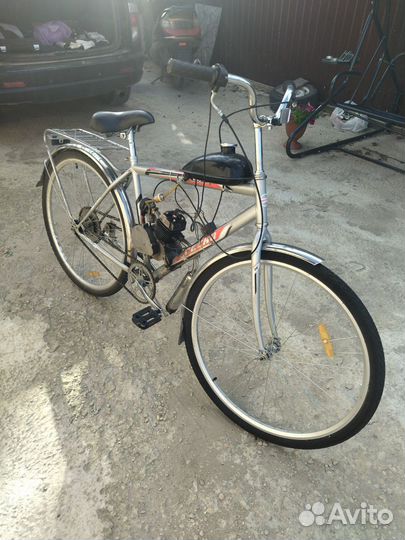 Велосипед с бензиновым мотором бу