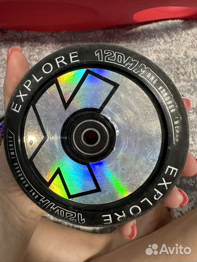 Колеса для трюк. самоката rocket, explore 120 мм