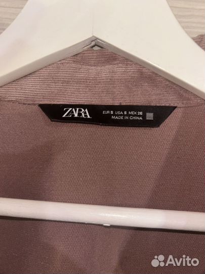 Вельветовая рубашка zara