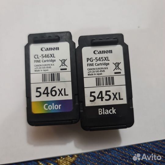 Картриджи для мфу Canon (Кэнон) CL-546XL, PG-545XL