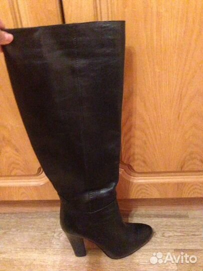 Сапоги натур.кожа р.38-38,5