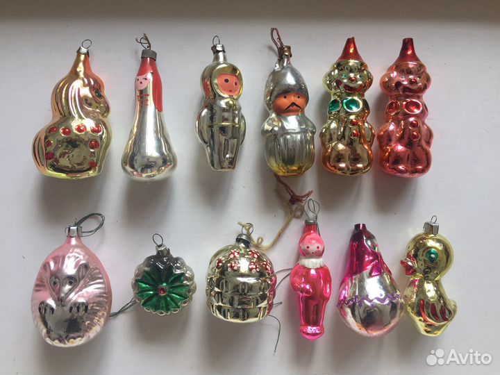 Елочные игрушки СССР