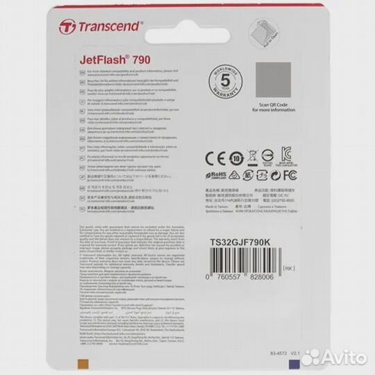 USB-флеш-накопитель Transcend TS32GJF790K