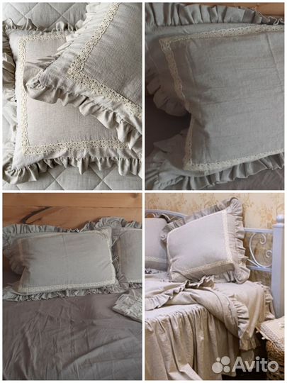 Шторы скатерть салфетки льняные