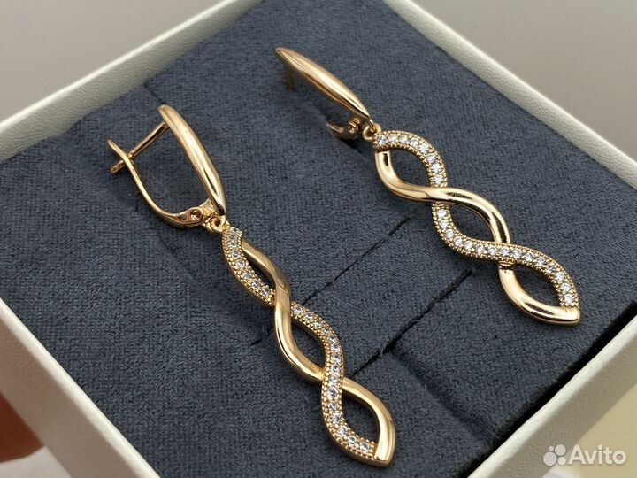 Серьги длинные