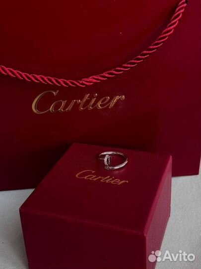 Золотое кольцо Cartier гвоздь