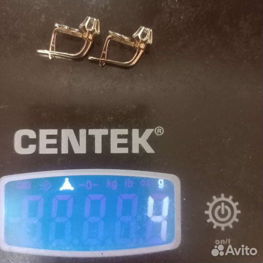 Золотые серьги 583