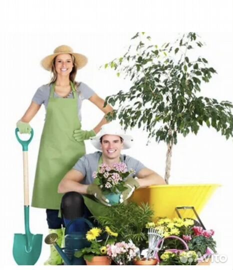 Работа садовник