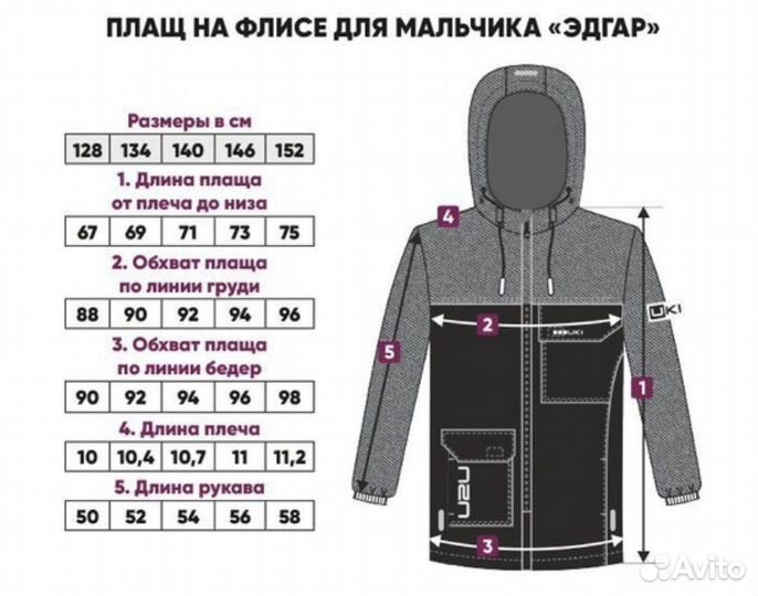 Мембранная ветровка на флисе для мальчика