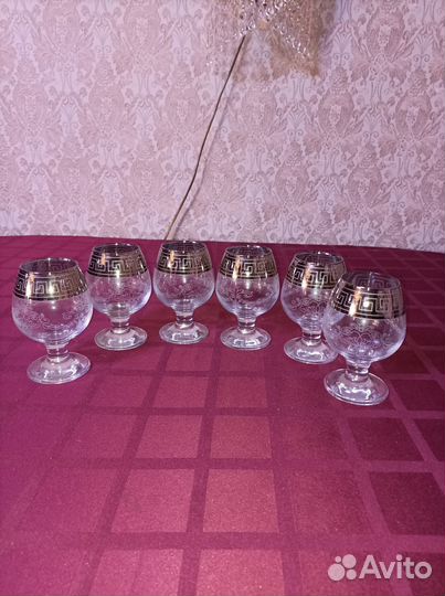 Бокалы для напитков «Барокко»(г. Гусь-Хрустальный)