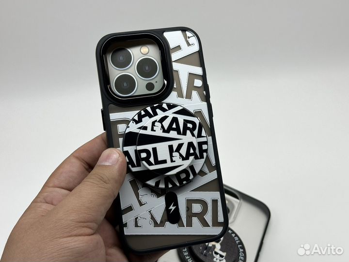 Чехол на iPhone 15 pro karl lagerfeld