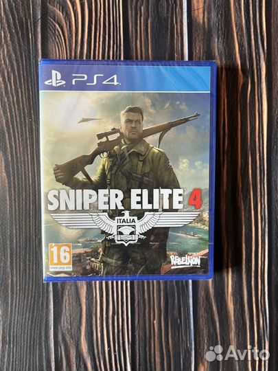 Sniper elite 4 ps4 (диск новый)
