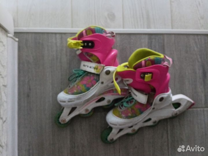 Роликовые коньки детские раздвижные