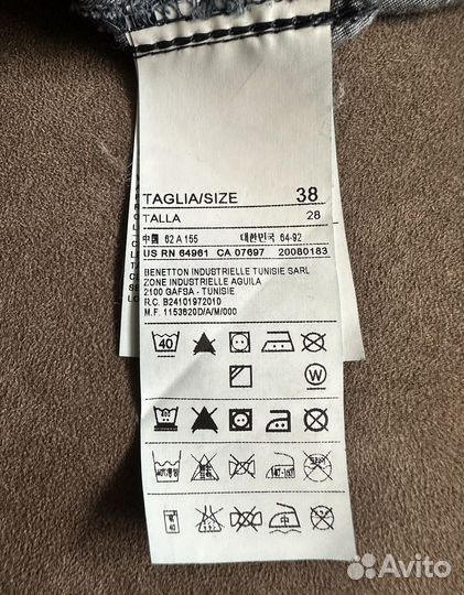 Джинсовый комбинезон женский Benetton 42